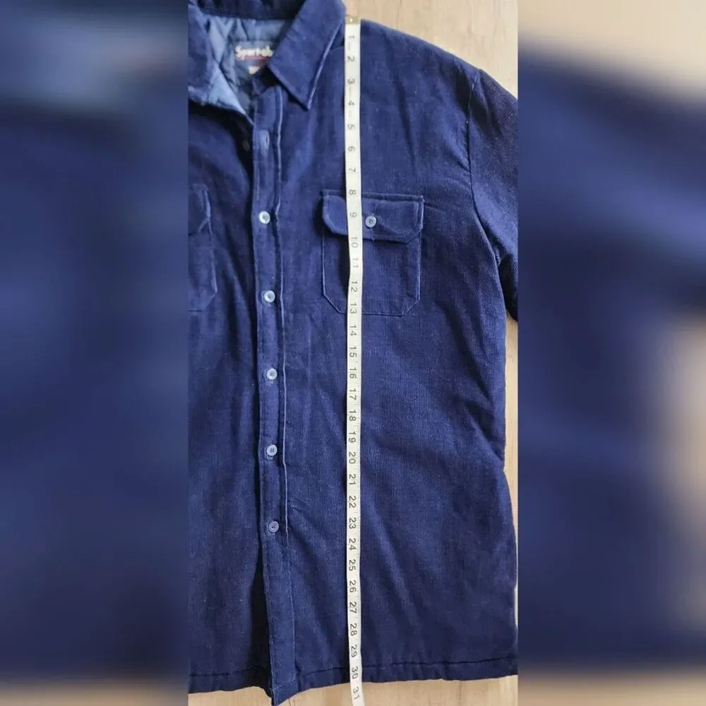 Sport-abouts Big Yank‎ Navy Corduroy Shirt Jacket Men's Large